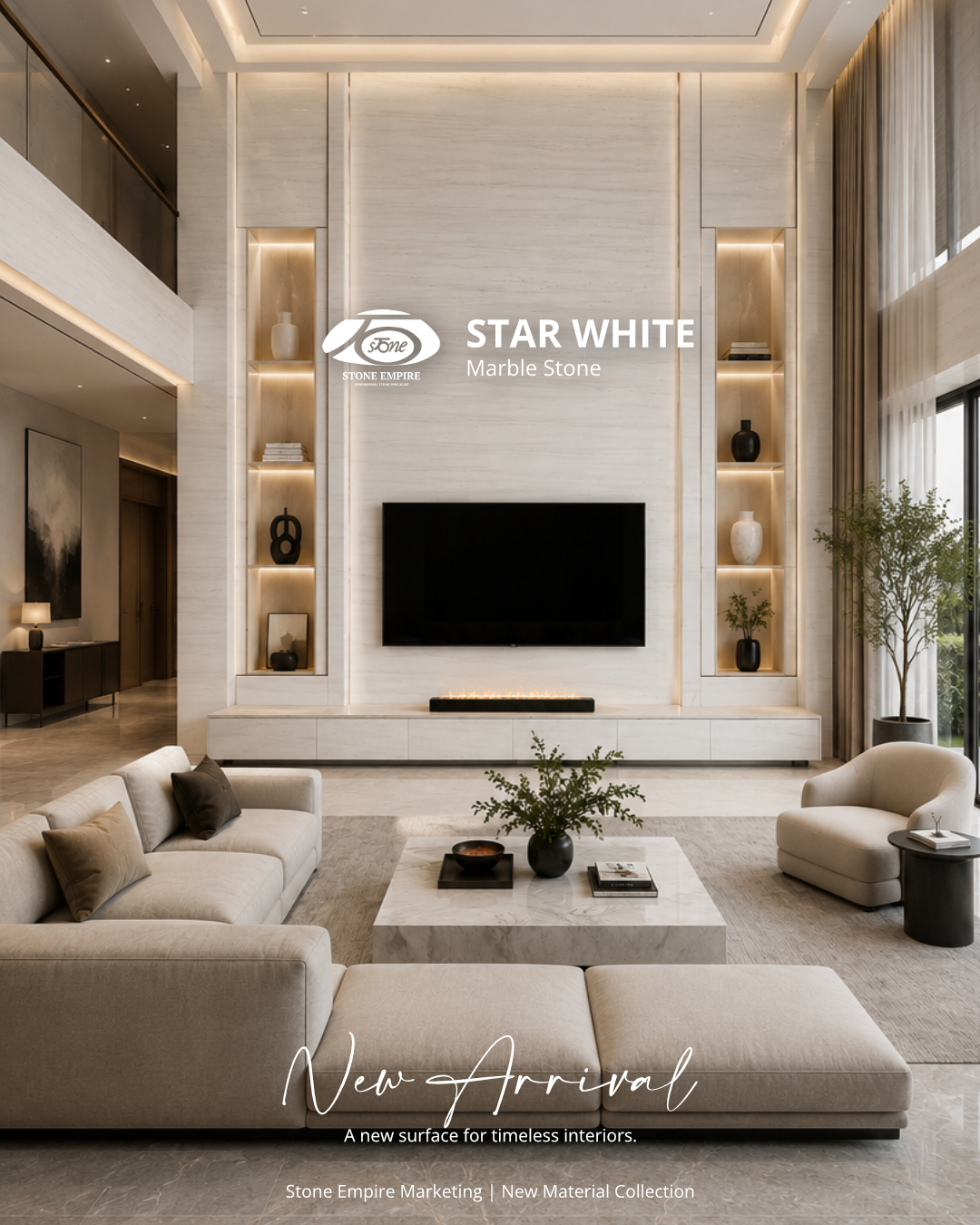 Luxury marble interior project